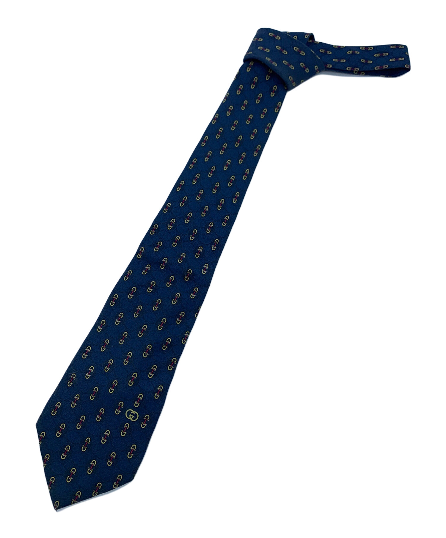 中古・古着通販】GUCCI (グッチ) ネクタイ ネイビー サイズ:ー