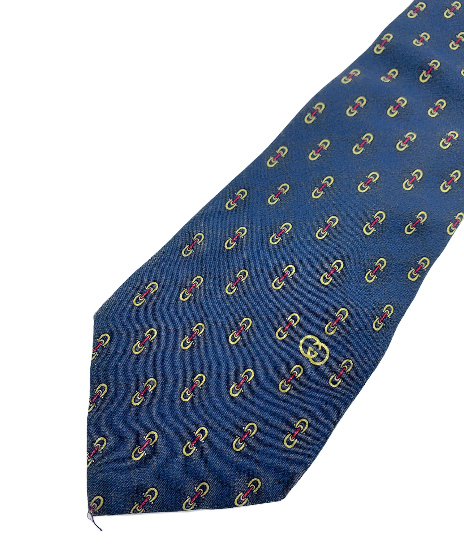 中古・古着通販】GUCCI (グッチ) ネクタイ ネイビー サイズ:ー
