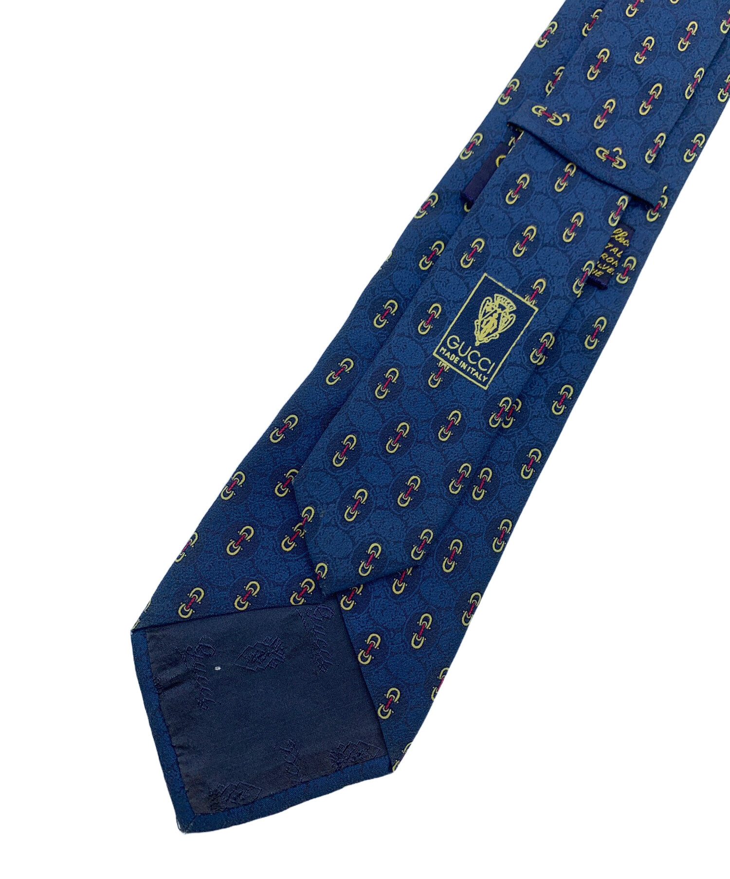 中古・古着通販】GUCCI (グッチ) ネクタイ ネイビー サイズ:ー