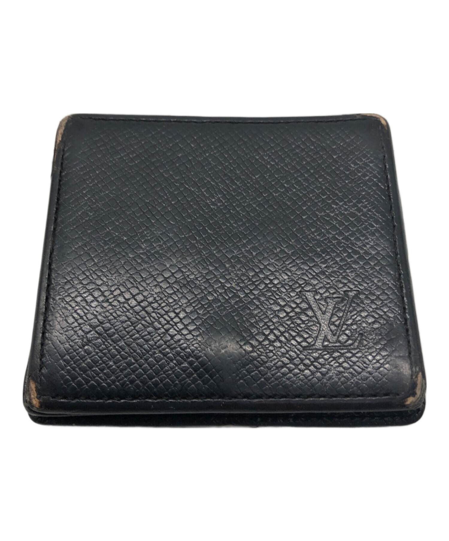 中古・古着通販】LOUIS VUITTON (ルイ ヴィトン) コインケース ブラック｜ブランド・古着通販 トレファク公式【TREFAC FASHION】スマホサイト LOUIS VUITTON ルイヴィトン 財布・コインケース - 黒 【古着】【中古】