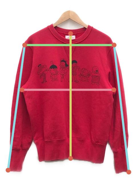 中古・古着通販】EVISU (エビス) スウェット レッド サイズ:38