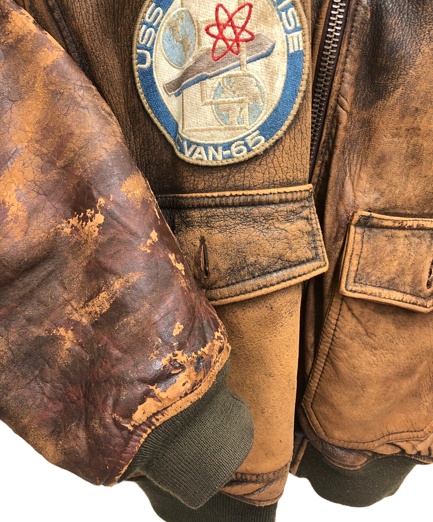 中古・古着通販】AVIREX (アヴィレックス) G-1レザージャケット