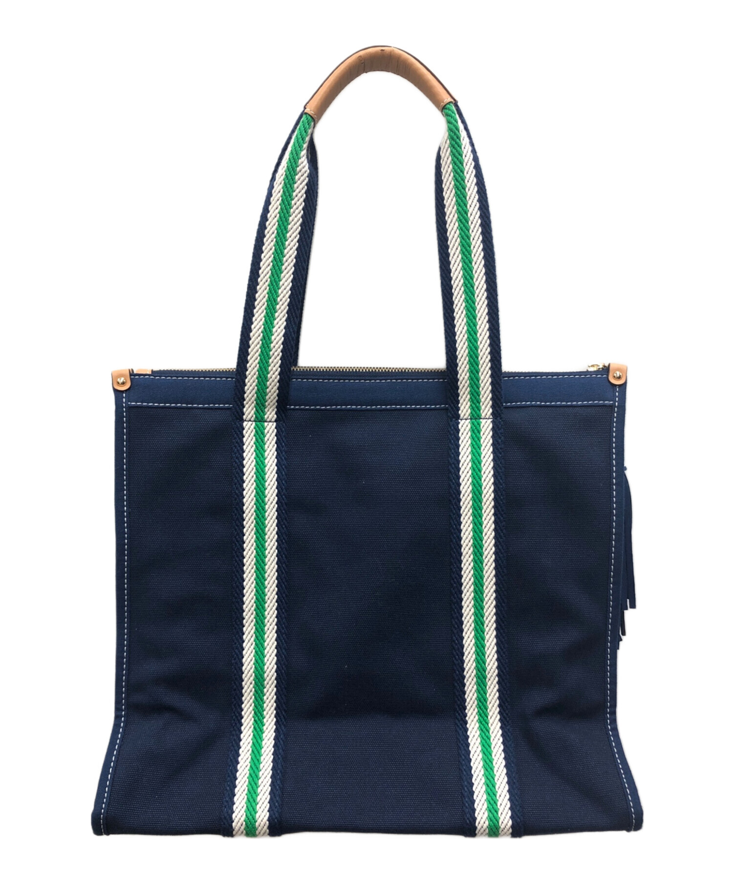 中古・古着通販】TORY BURCH (トリーバーチ) キャンバストートバッグ 