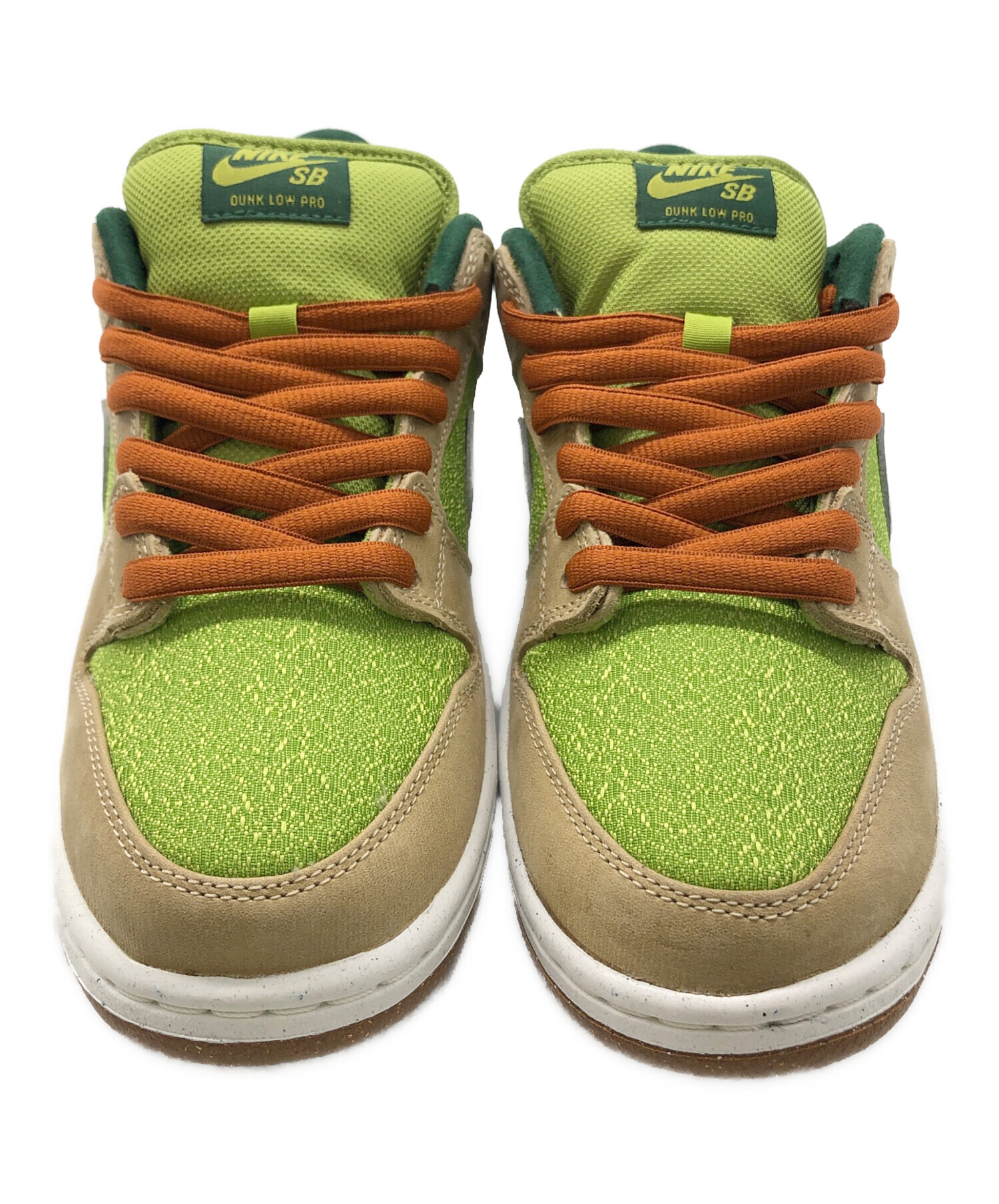 中古・古着通販】NIKE (ナイキ) DUNK LOW PRO WC グリーン×ベージュ 
