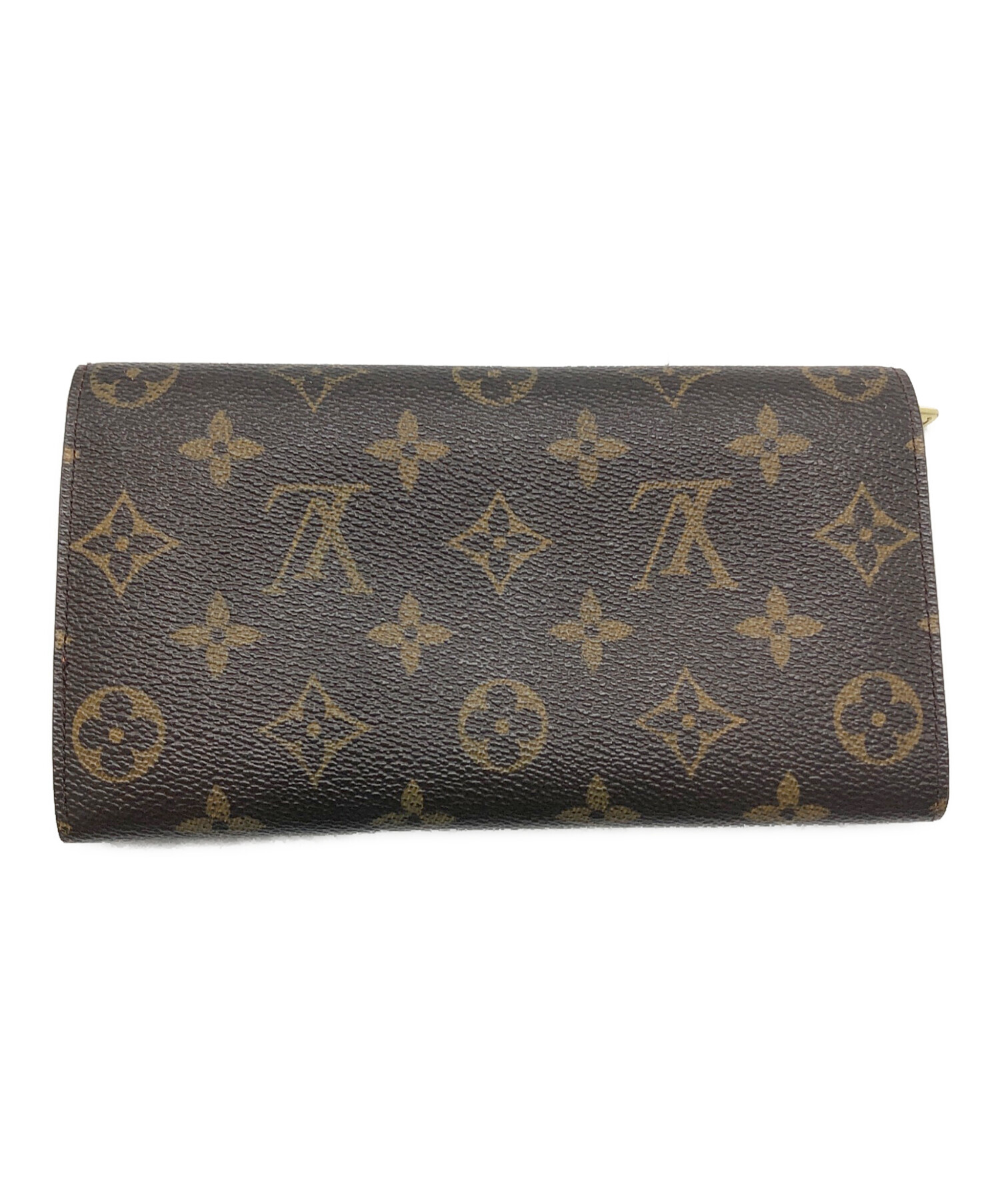 中古・古着通販】LOUIS VUITTON (ルイ ヴィトン) 長財布 ブラウン 