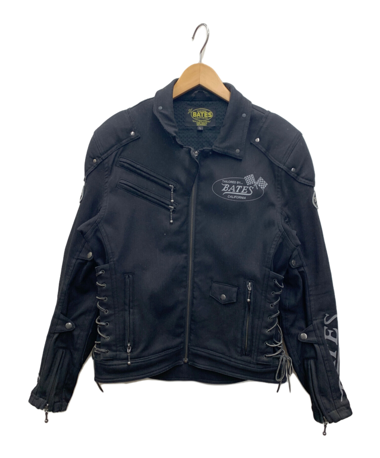 BATES ベイツ ライダースジャケット シングル ライダース ジャケット XL BATES☆ベイツ ライダージャケット BATES ベイツ ライダースジャケット
