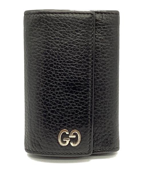 値下げ 新品未使用 GUCCI 黒 キーケース 中古・古着通販】GUCCI (グッチ) GUCCI キーケース ブラック｜ブランド