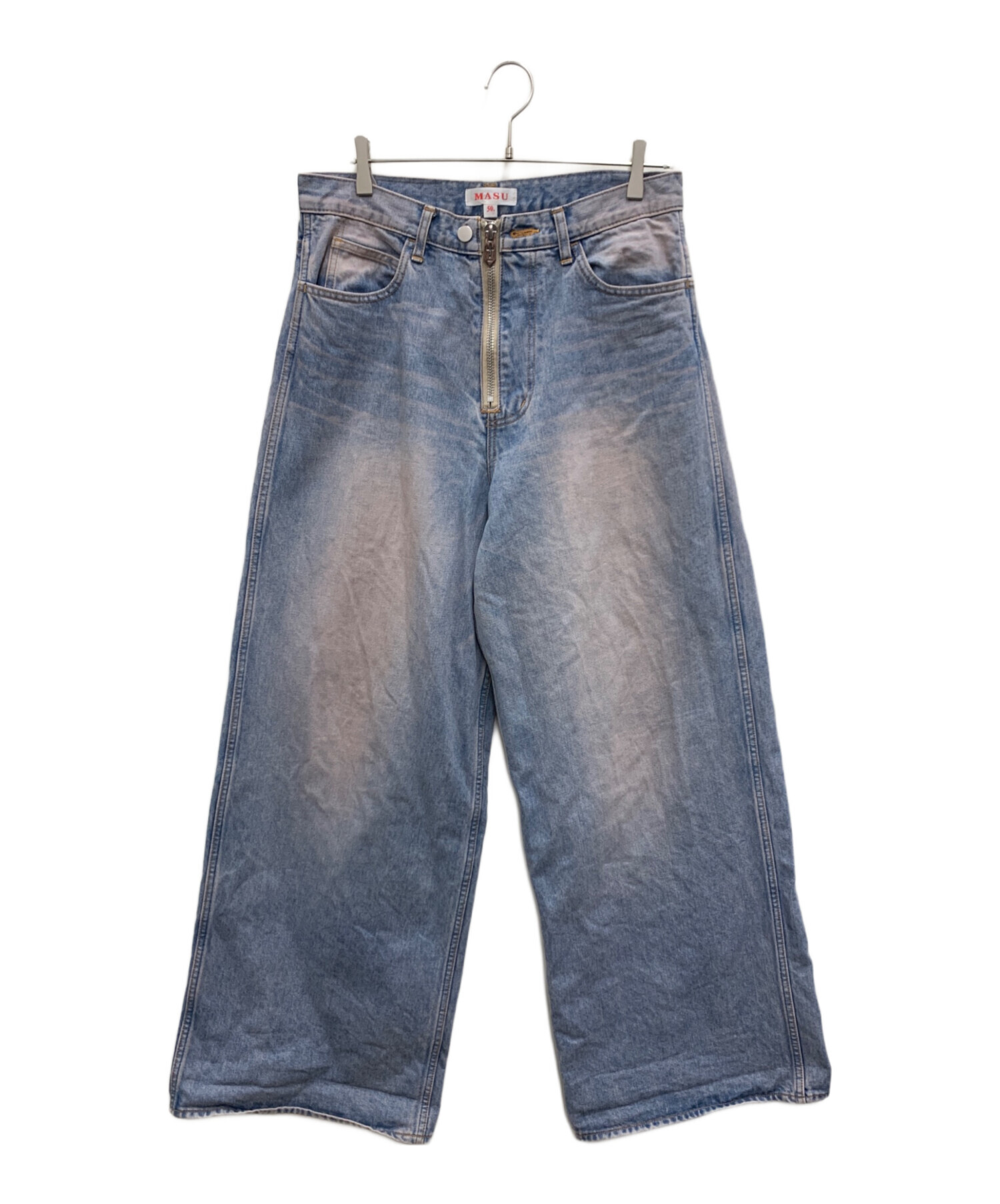 中古・古着通販】MASU (エムエーエスユー) ワイドデニムパンツ 