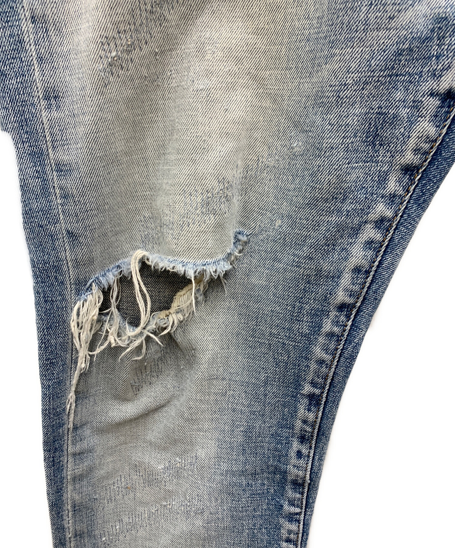 中古・古着通販】MLVINCE (メルヴィンス) デニムパンツ インディゴ