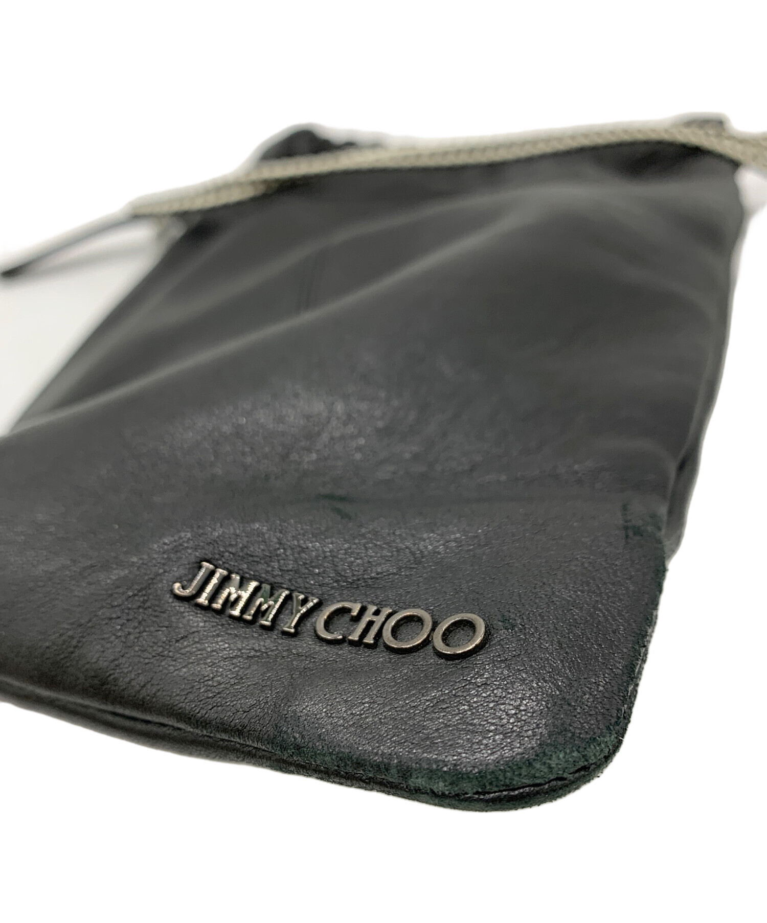 中古・古着通販】JIMMY CHOO (ジミーチュウ) 巾着ショルダーバッグ 