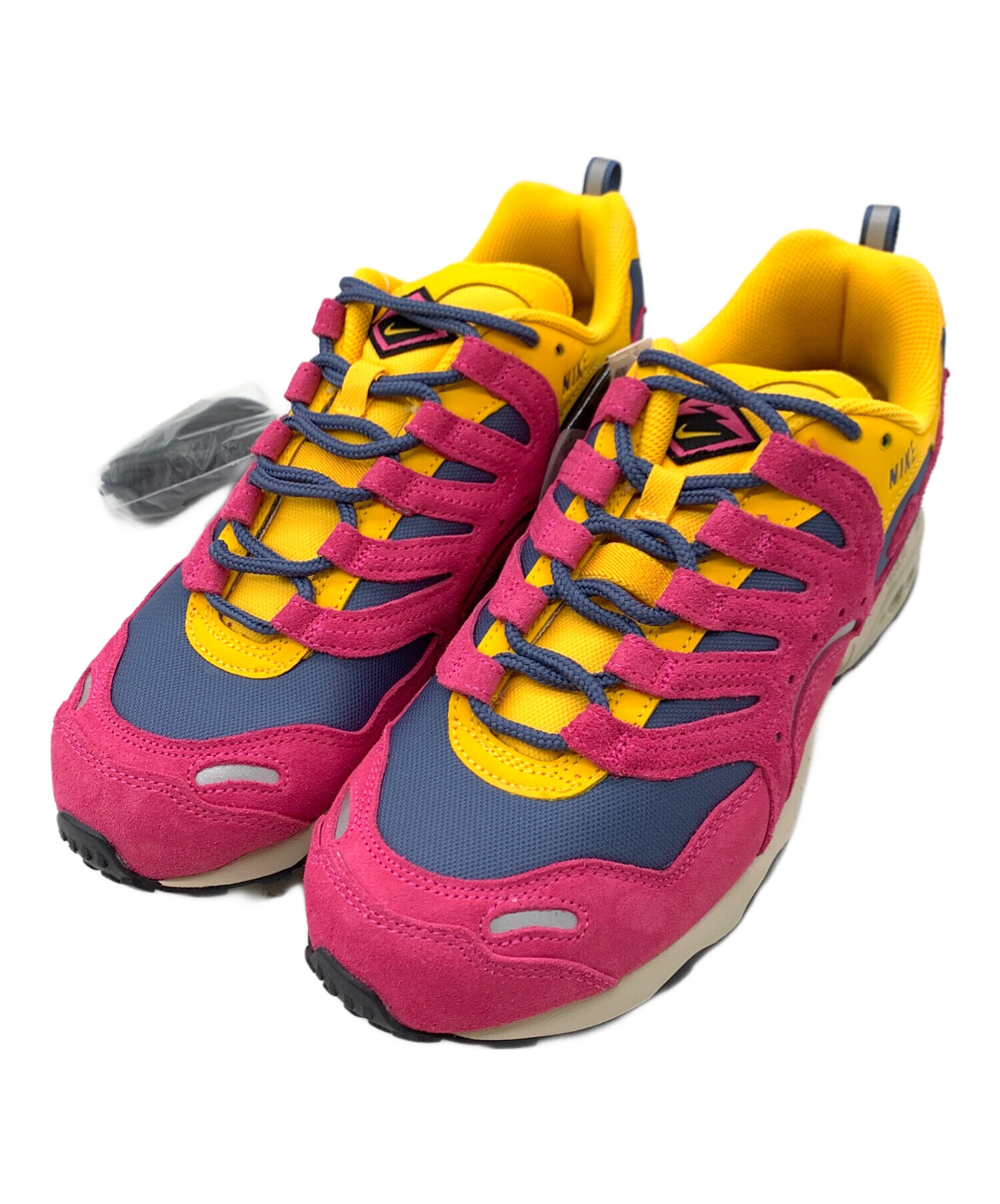中古・古着通販】NIKE (ナイキ) スニーカー ピンク×イエロー サイズ:27 