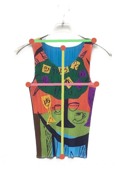 PLEATS PLEASE ISSEI MIYAKE ノースリーブカットソー 中古・古着通販】PLEATS PLEASE ISSEY MIYAKE (プリーツプリーズ