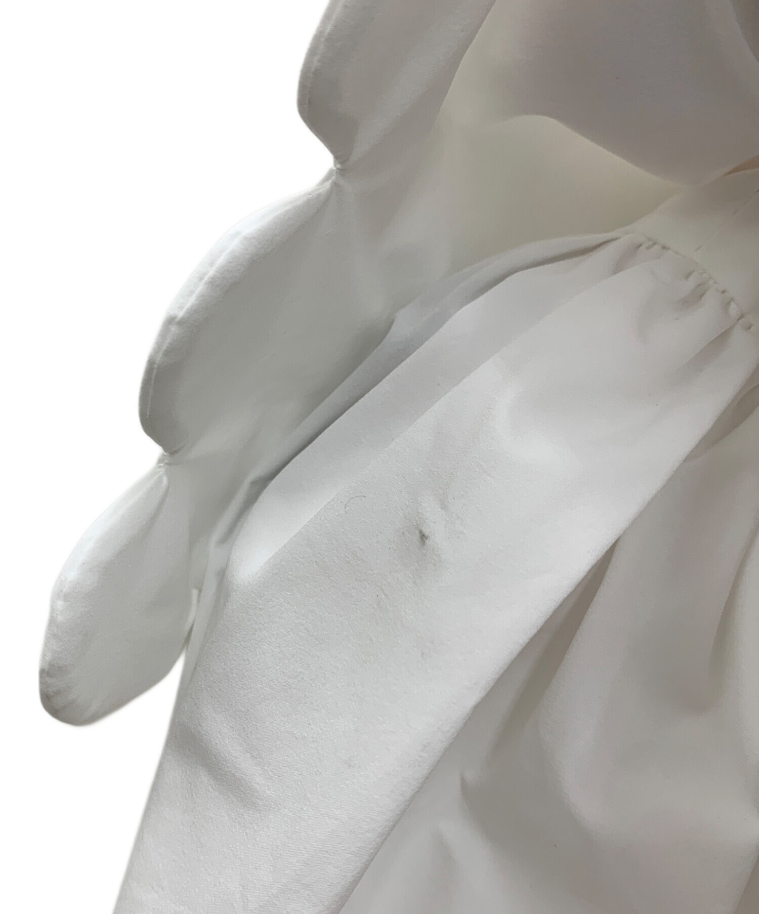中古・古着通販】cygne (シーニュ) スカラップブラウス ホワイト 