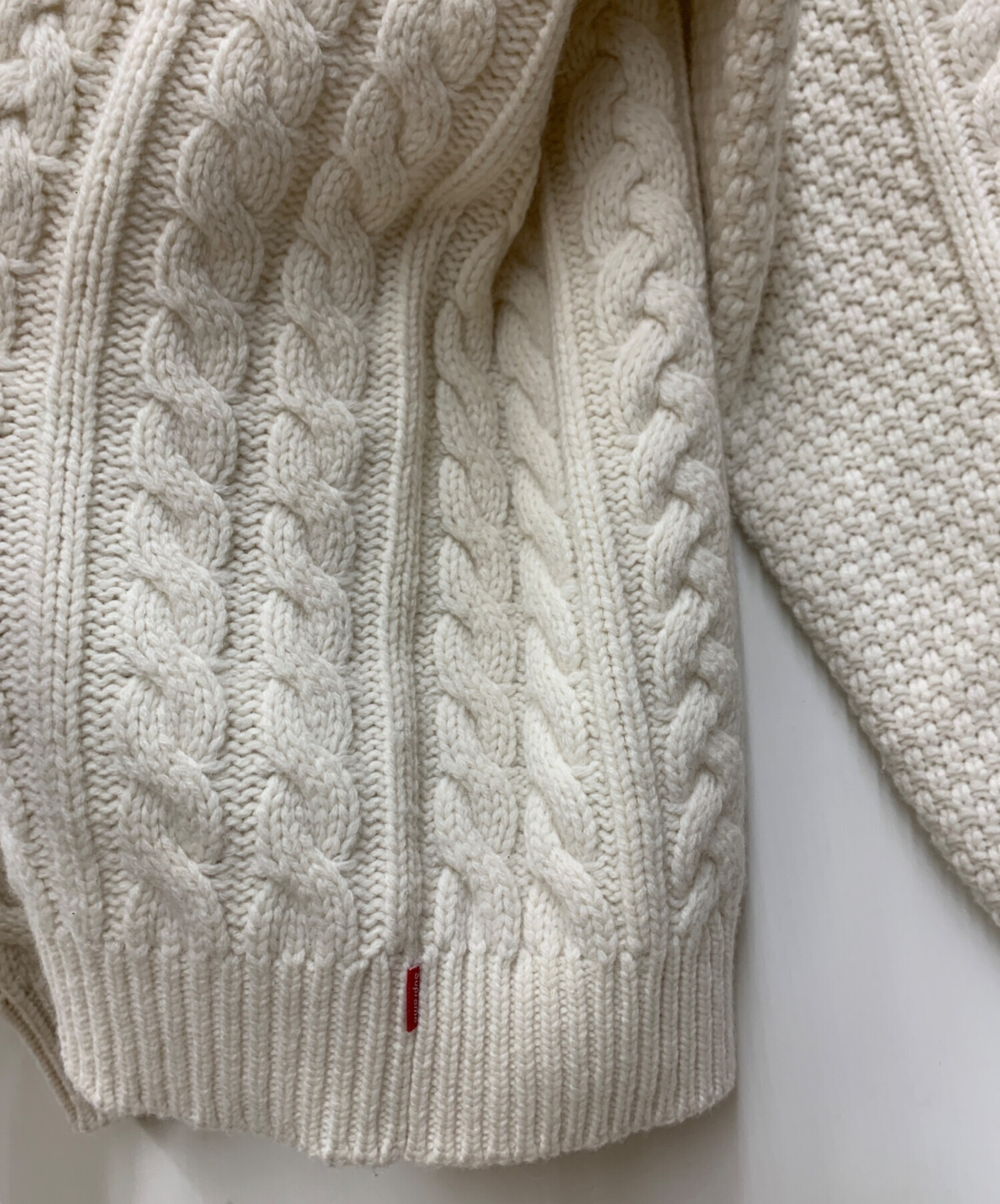 中古・古着通販】Supreme (シュプリーム) Applique Cable Knit Sweater 