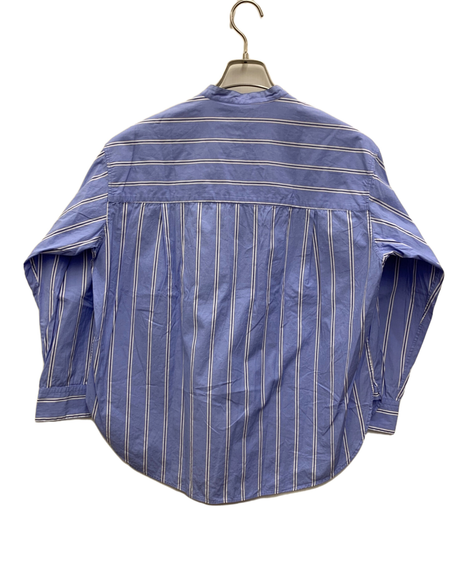 中古・古着通販】MANON (マノン) ストライプアミカルシャツ スカイ 