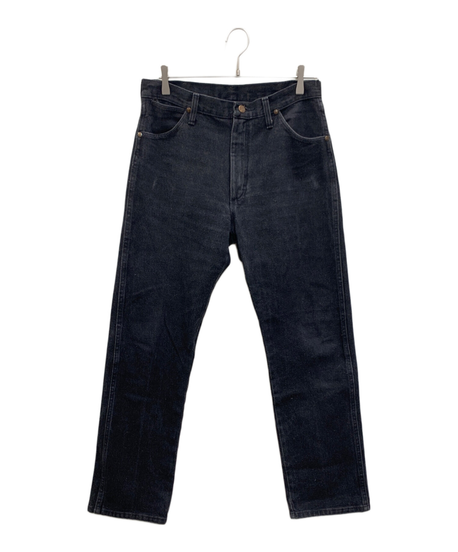 中古・古着通販】Wrangler (ラングラー) ブラックデニムパンツ