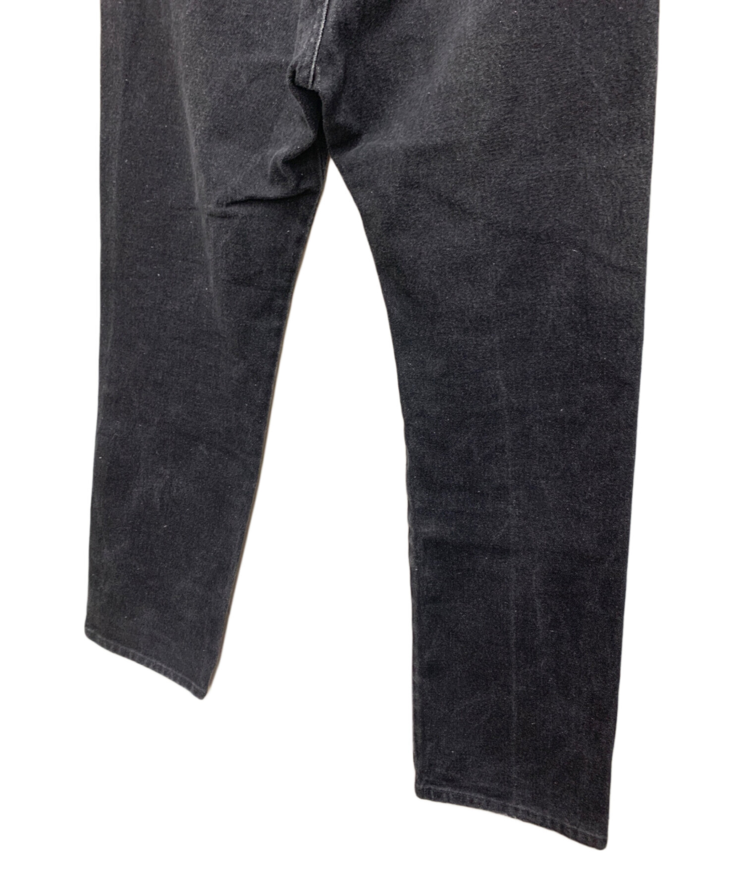 中古・古着通販】Wrangler (ラングラー) ブラックデニムパンツ