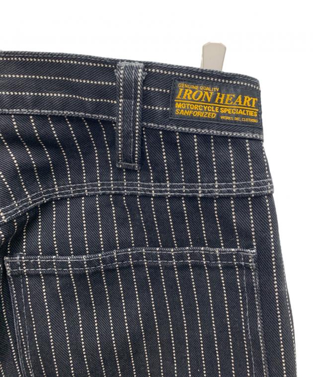 IRON HEART ストライプ ワークパンツ 中古・古着通販】IRON HEART (アイアンハート) ストライプ