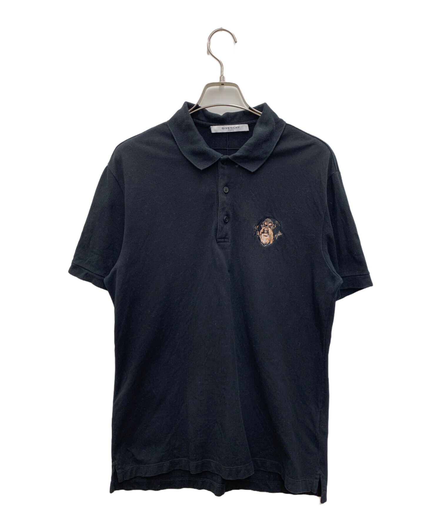 中古・古着通販】GIVENCHY (ジバンシィ) ポロシャツ ブラック サイズ:L