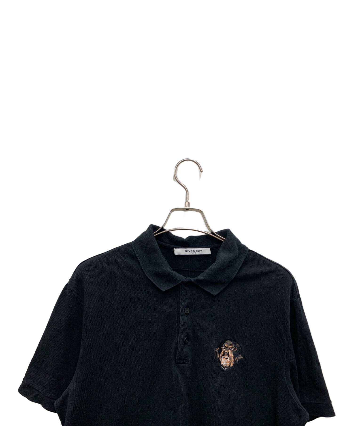 中古・古着通販】GIVENCHY (ジバンシィ) ポロシャツ ブラック サイズ:L