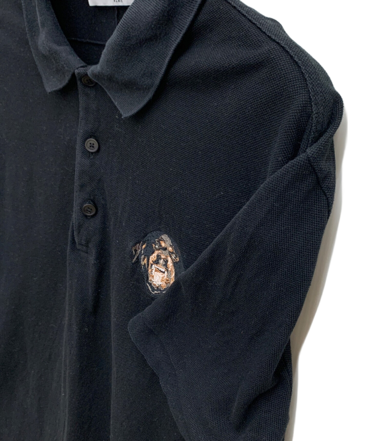 中古・古着通販】GIVENCHY (ジバンシィ) ポロシャツ ブラック サイズ:L