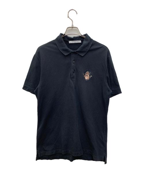 正規 Givenchy ジバンシィ ポロシャツ 中古・古着通販】GIVENCHY (ジバンシィ) ポロシャツ ブラック サイズ:L