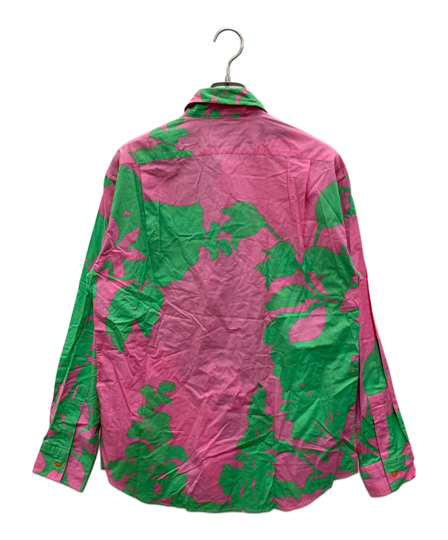 中古・古着通販】Paul Smith (ポールスミス) 柄シャツ ピンク×グリーン 