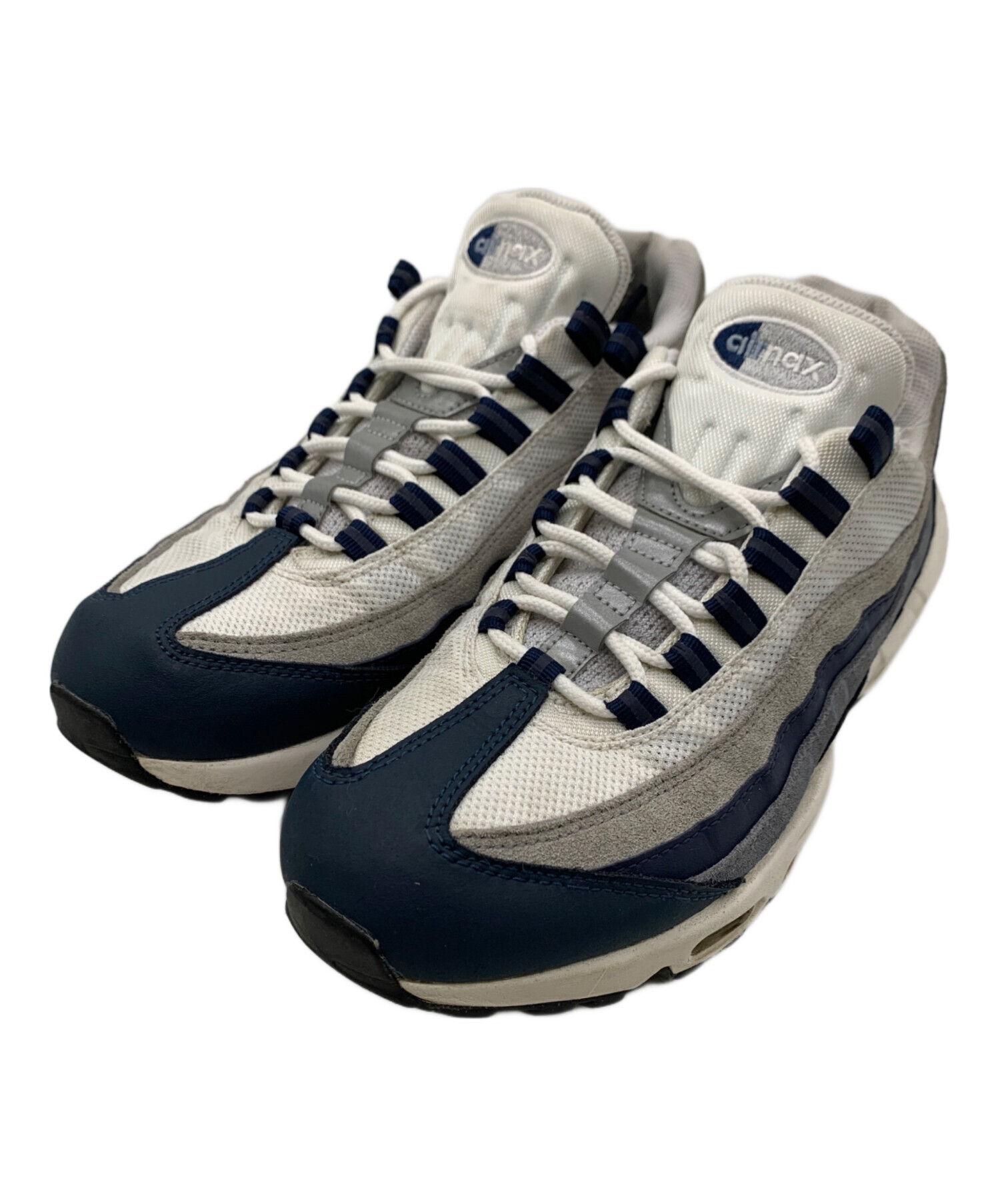 中古・古着通販】NIKE (ナイキ) Air Max 95 ホワイト×ネイビー サイズ 