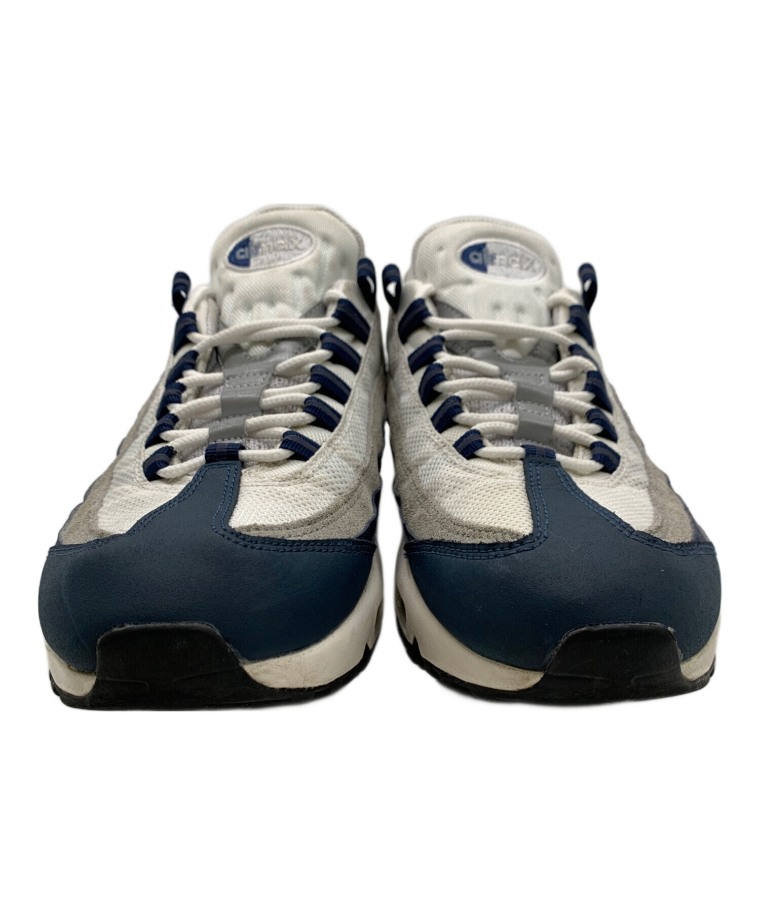 中古・古着通販】NIKE (ナイキ) Air Max 95 ホワイト×ネイビー サイズ 