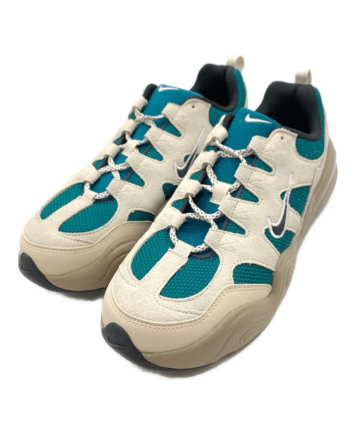 NIKE ナイキ スニーカー 28cm ベージュ系x紺系(総柄) 【古着】【中古】 中古・古着通販】NIKE (ナイキ) スニーカー ベージュ×グリーン サイズ