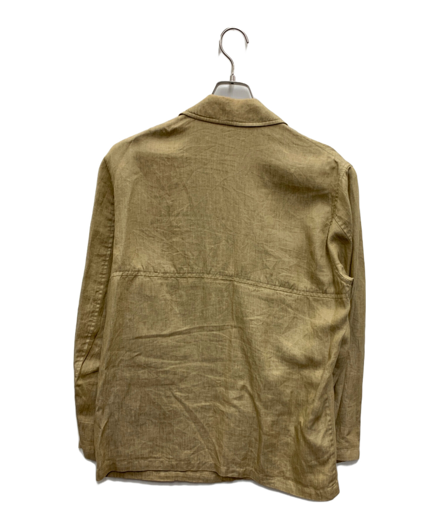 中古・古着通販】BURBERRY (バーバリー) リネンジャケット ベージュ 