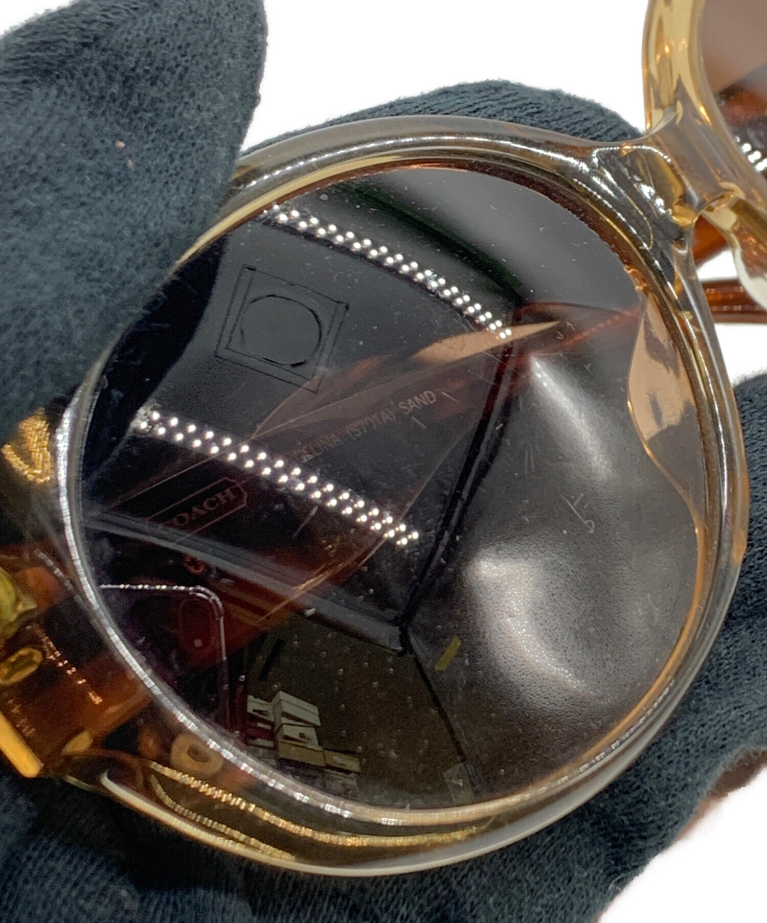 中古・古着通販】COACH (コーチ) サングラス ブラウン サイズ