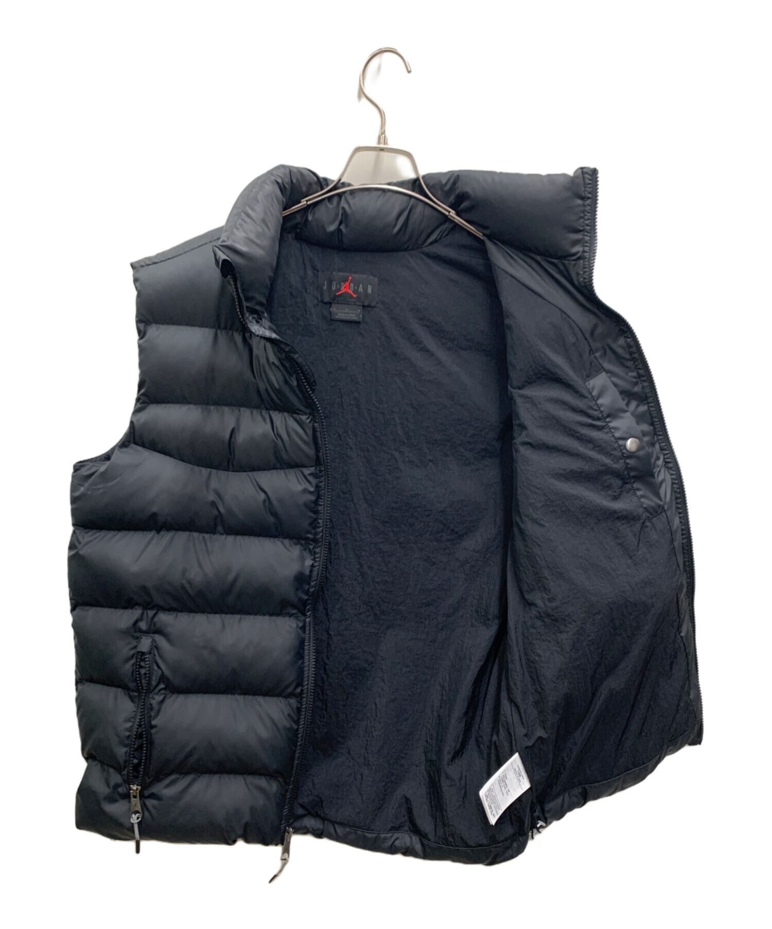 中古・古着通販】JORDAN (ジョーダン) 中綿ベスト ブラック サイズ:M 