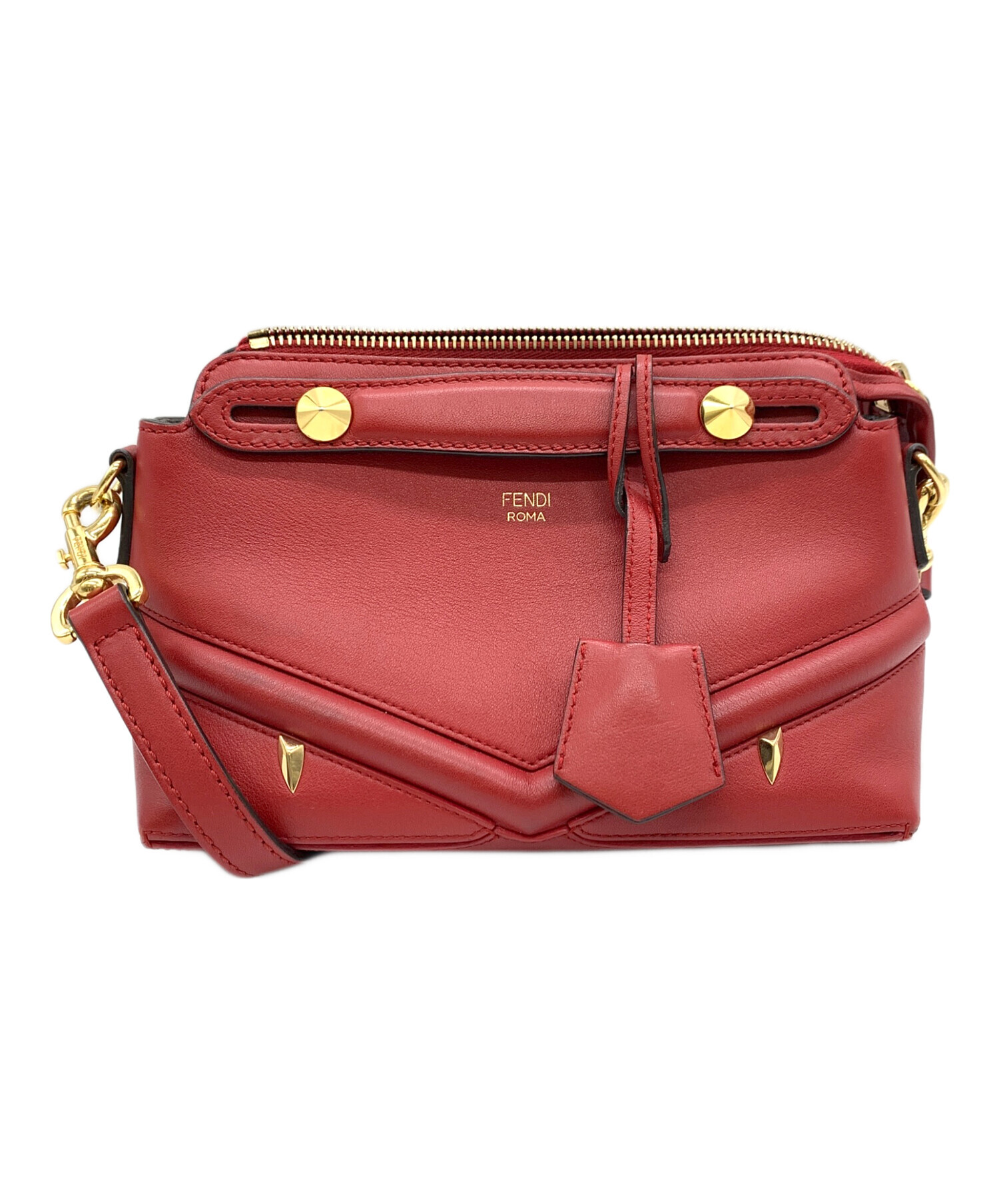中古・古着通販】FENDI (フェンディ) ショルダーバッグ レッド 