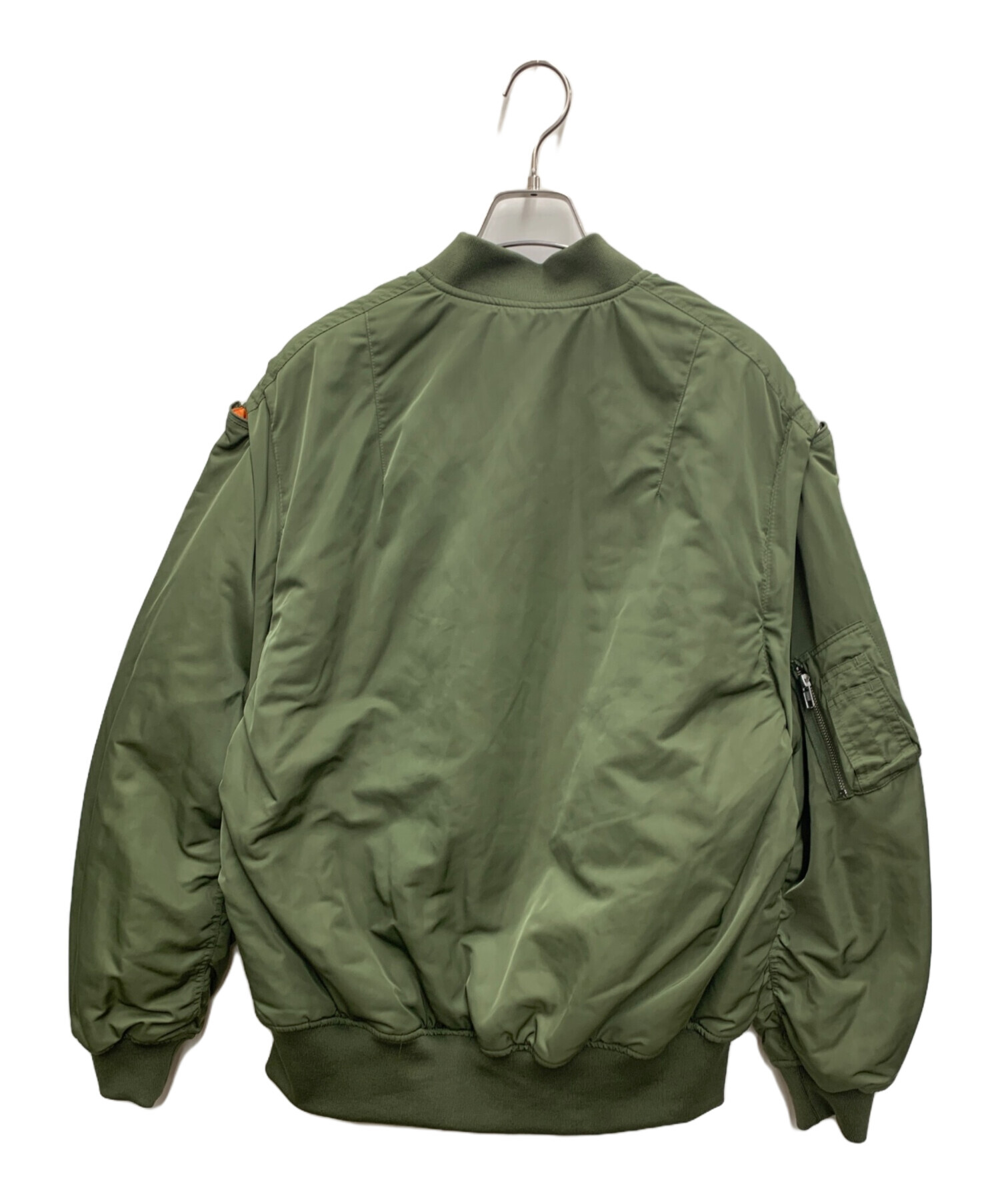 中古・古着通販】Discoat (ディスコート) MA-1ジャケット オリーブ 