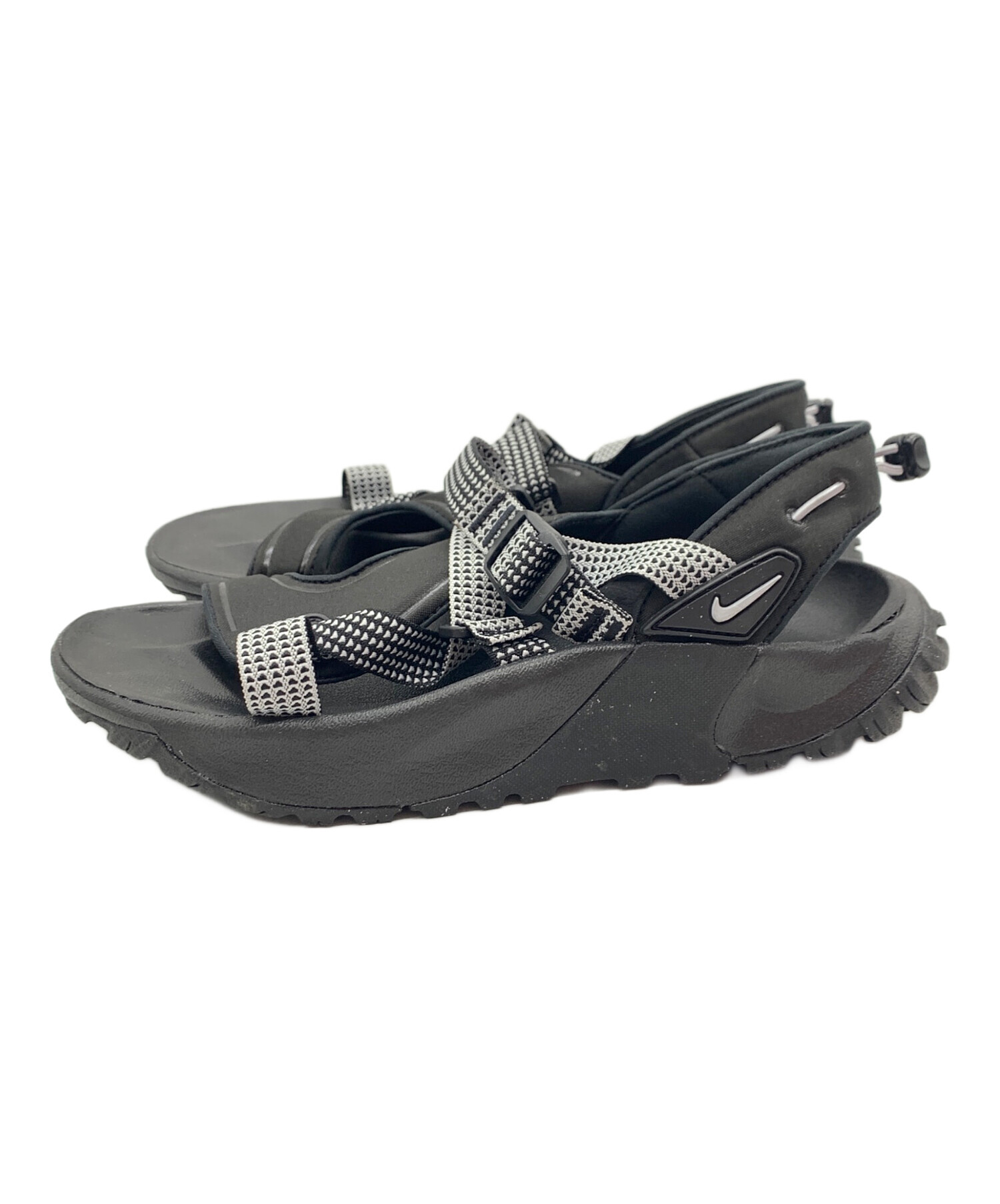 中古・古着通販】NIKE (ナイキ) スポーツサンダル ブラック サイズ 