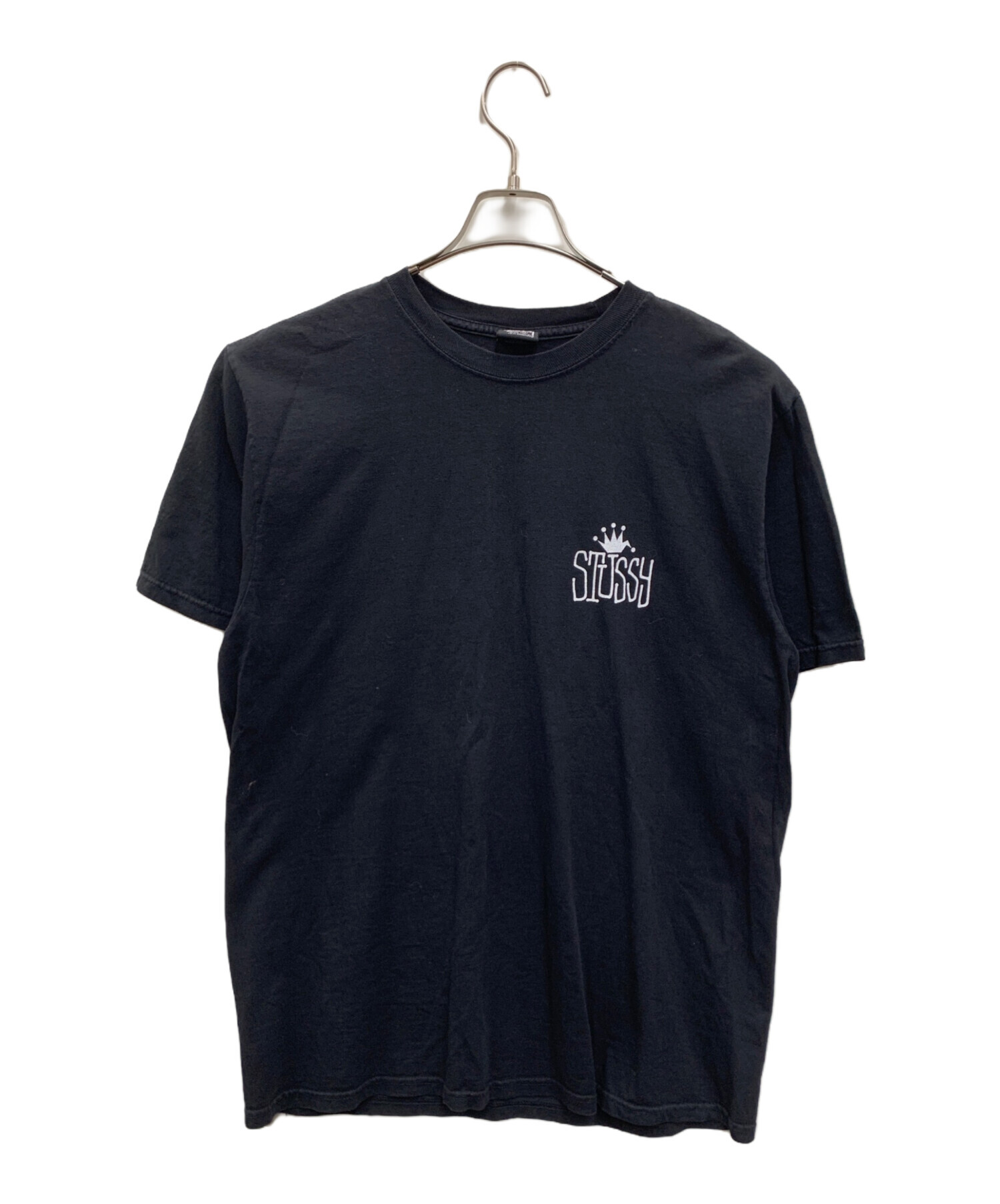 中古・古着通販】stussy (ステューシー) 半袖Tシャツ ブラック サイズ 
