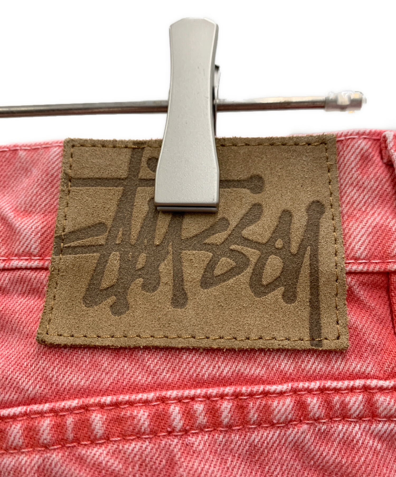 中古・古着通販】stussy (ステューシー) デニムパンツ ピンク サイズ 