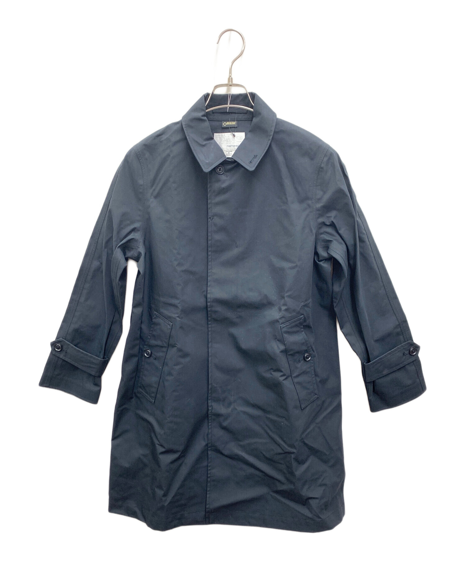 nanamica ナナミカ ステンカラーコート メンズ 【古着】【中古】 中古・古着通販】nanamica (ナナミカ) ステンカラーコート ブラック