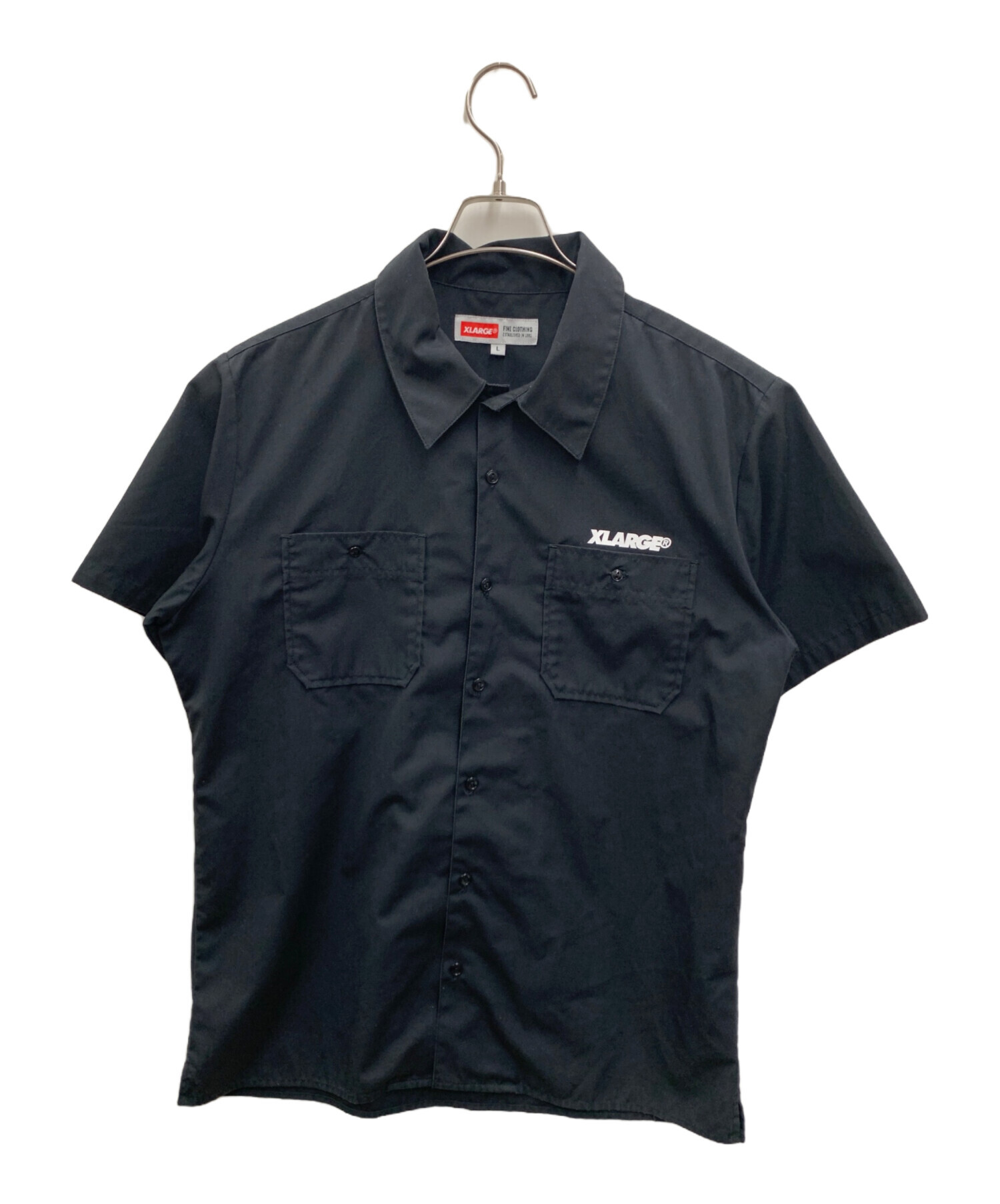 X-large シャツ ブラック L X-LARGE (エクストララージ) 半袖シャツ