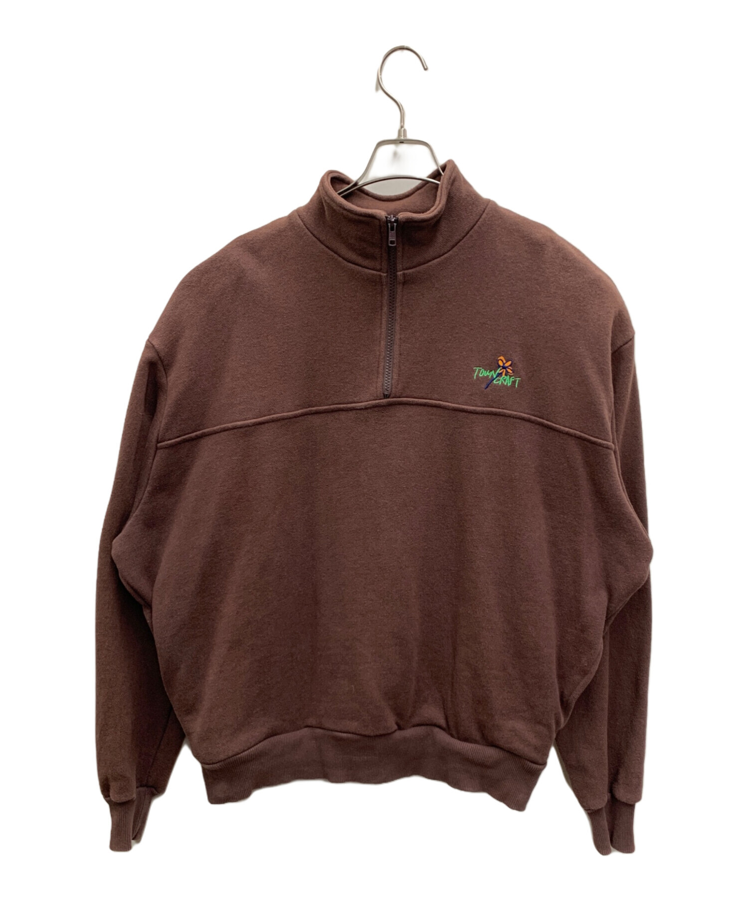 50s TOWNCRAFT/タウンクラフト ハーフジップスウェット サンフェード