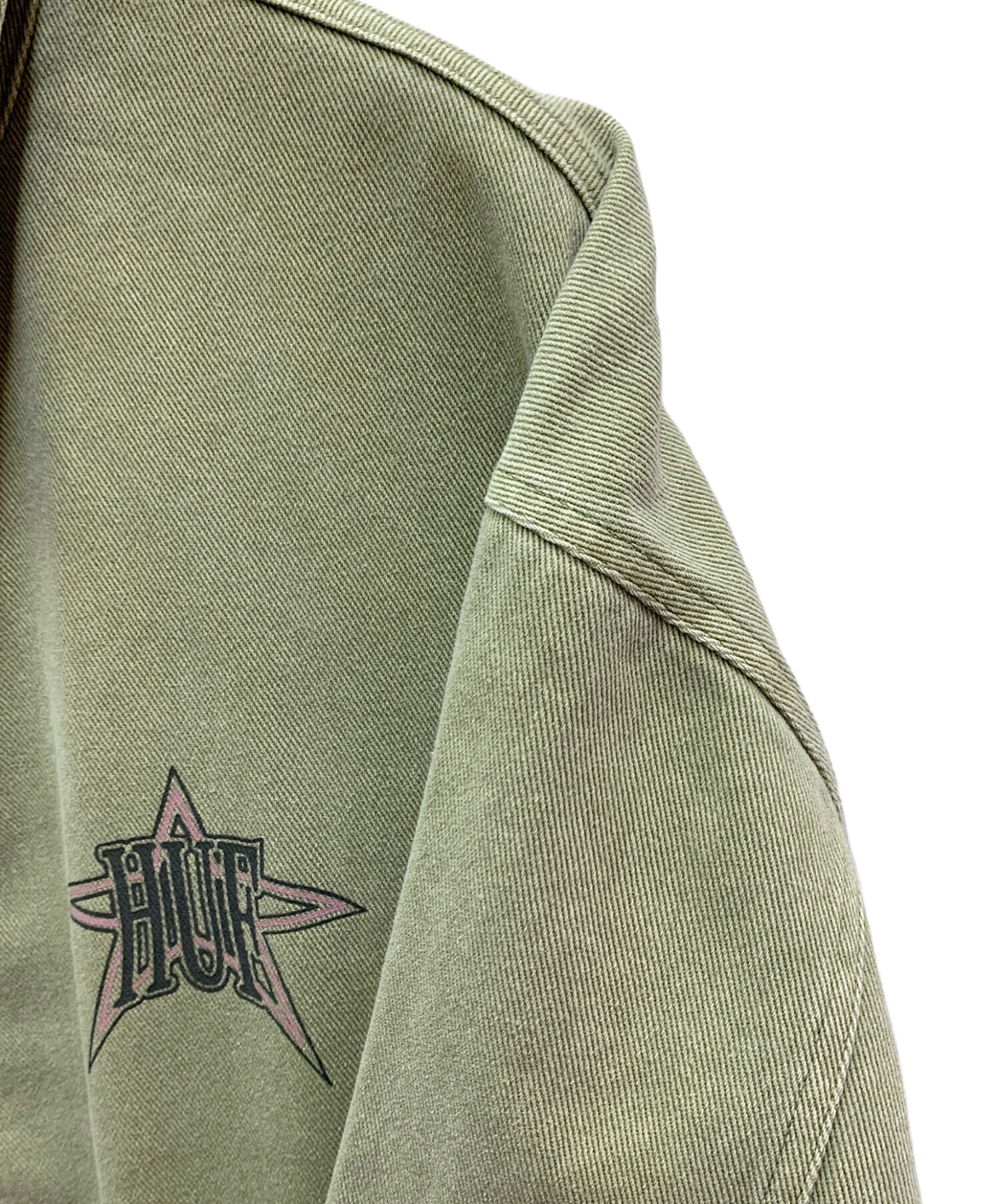 中古・古着通販】HUF (ハフ) ジップアップジャケット グリーン サイズ