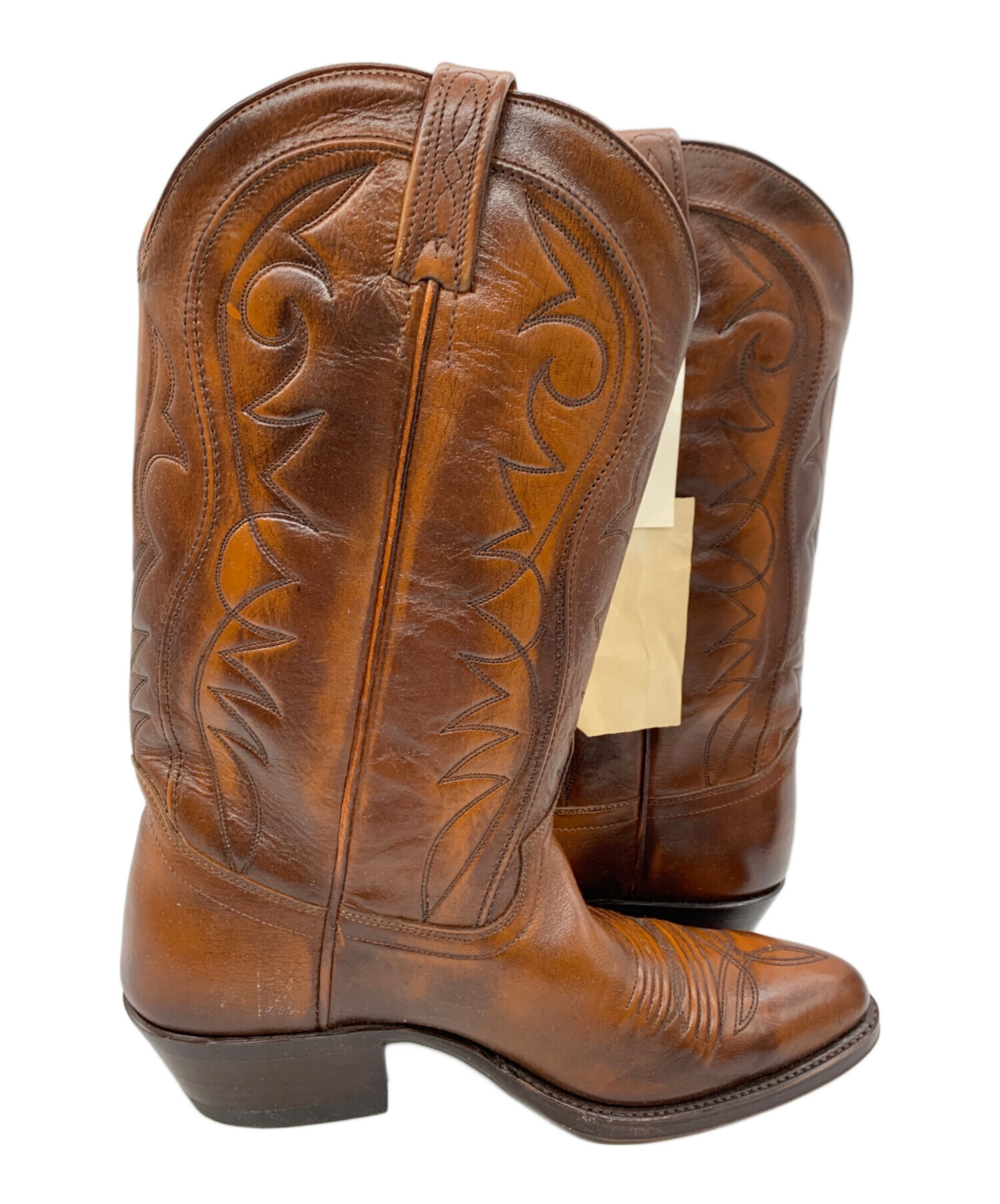 中古・古着通販】DANPOST (ダンポスト) ウェスタンブーツ ブラウン