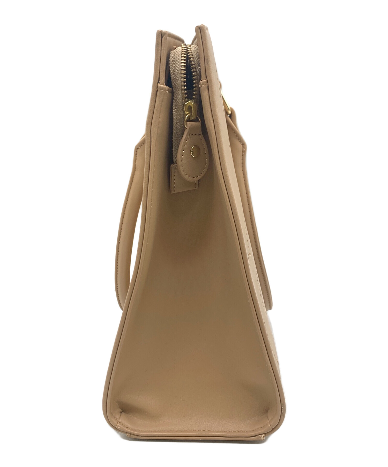 中古・古着通販】MARY QUANT (マリークヮント) ハンドバッグ ベージュ