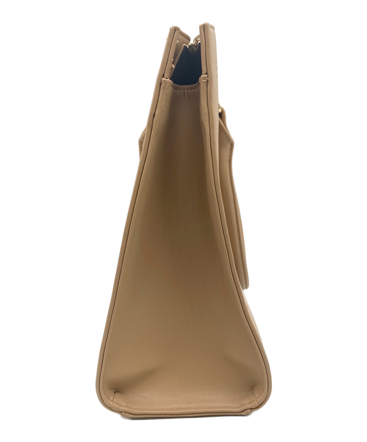 中古・古着通販】MARY QUANT (マリークヮント) ハンドバッグ ベージュ