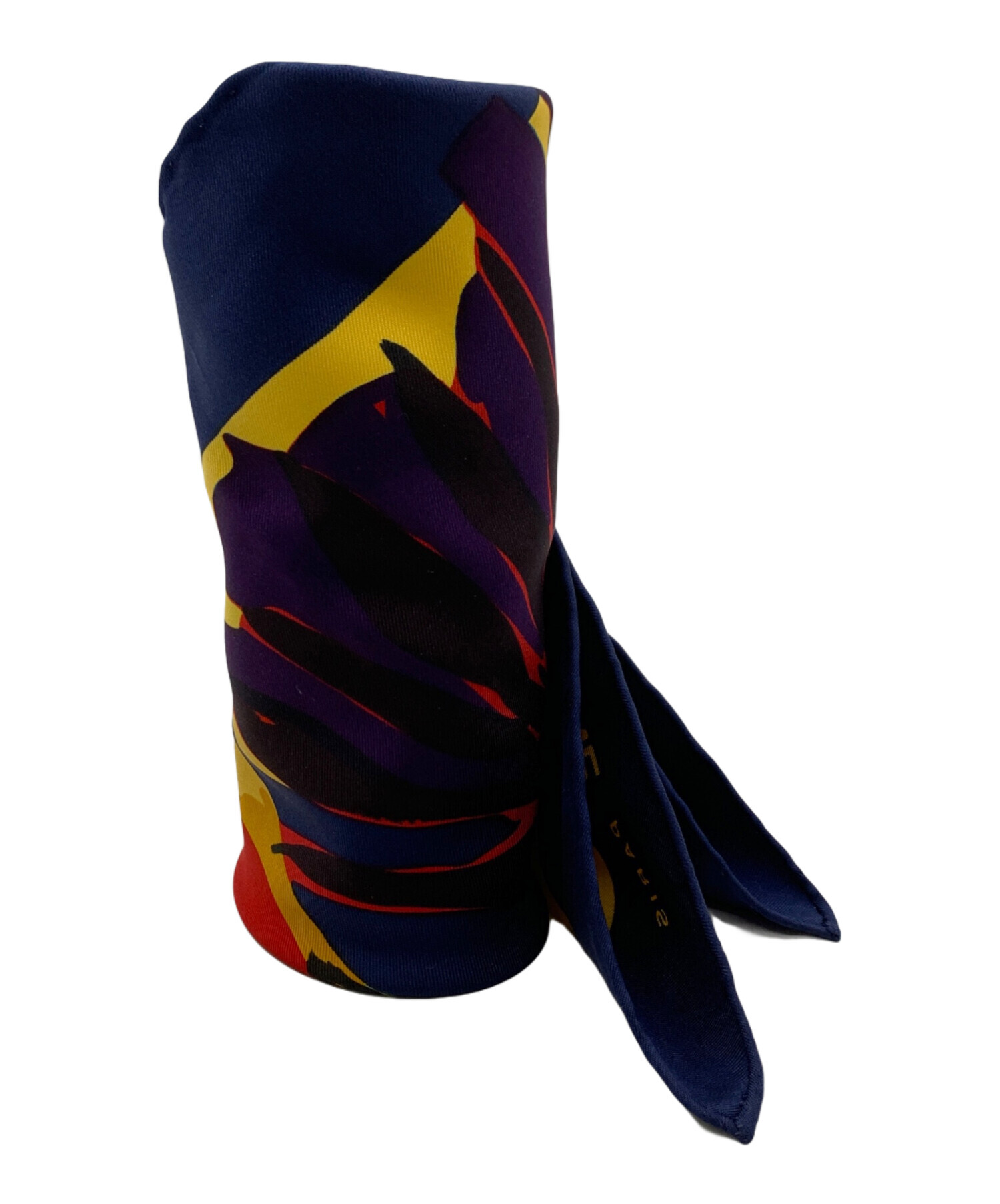 中古・古着通販】CELINE (セリーヌ) シルクスカーフ ブルー｜ブランド