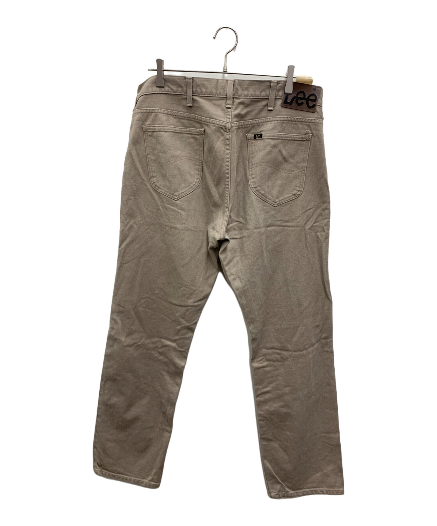中古・古着通販】LEE (リー) デニムパンツ ベージュ サイズ:W36