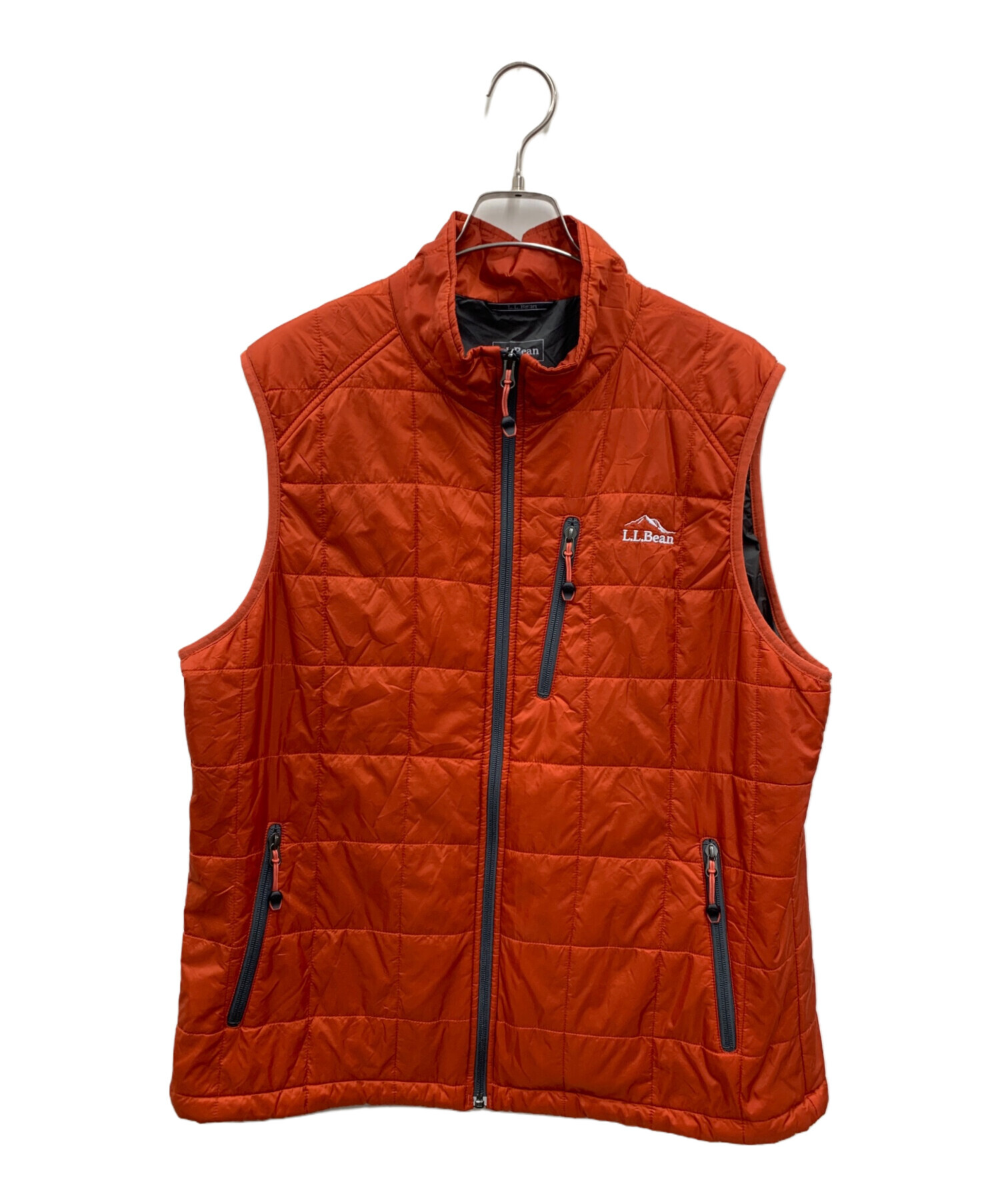 中古・古着通販】L.L.Bean (エルエルビーン) 中綿ベスト オレンジ 