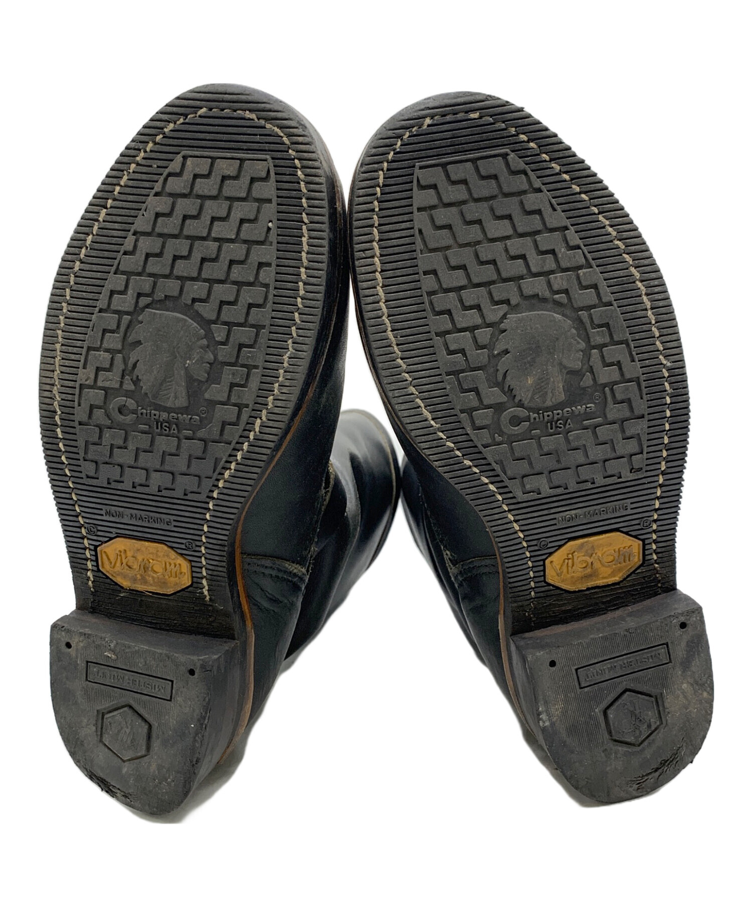 中古・古着通販】CHIPPEWA (チペワ) エンジニアブーツ ブラック サイズ