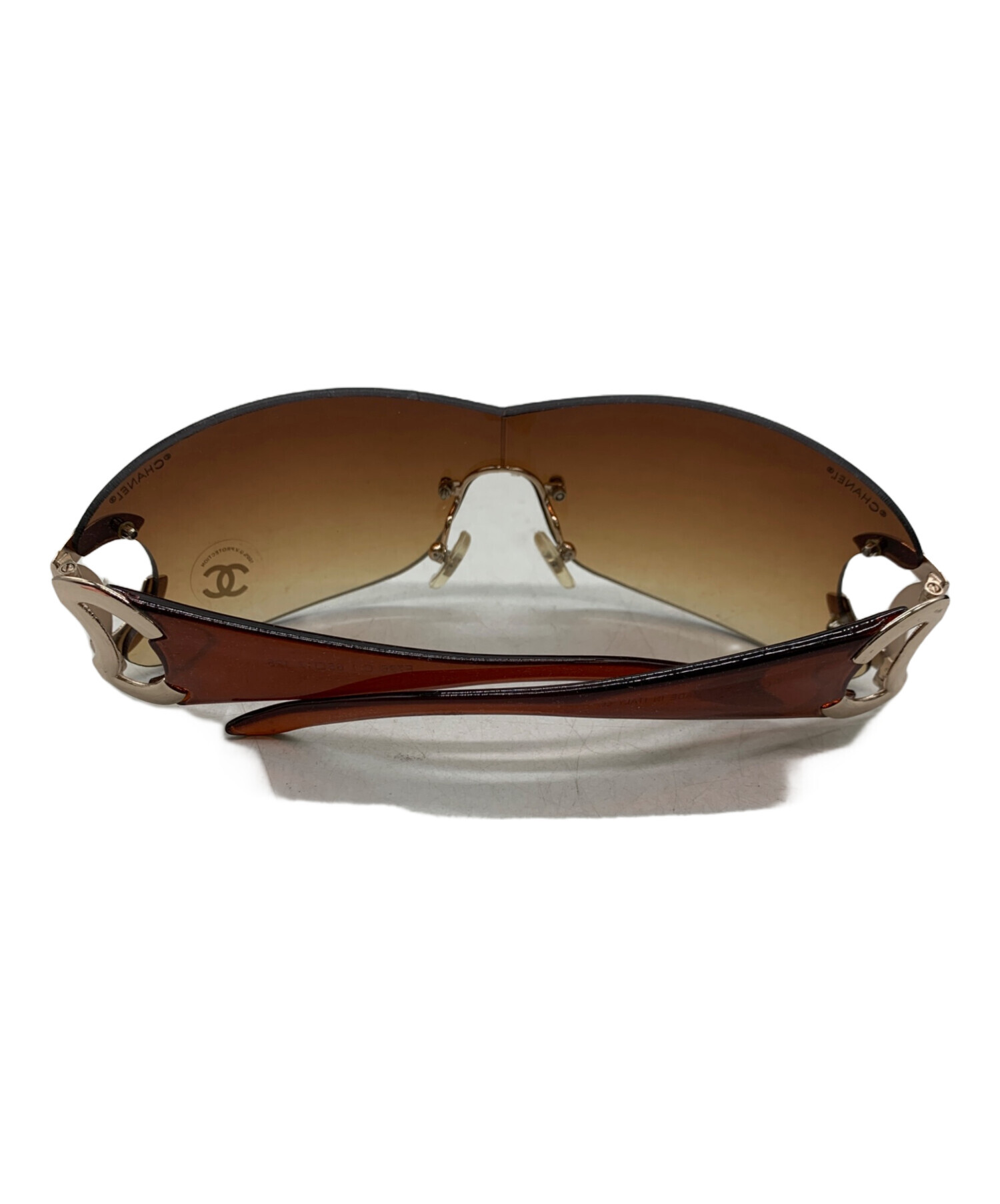 中古・古着通販】CHANEL (シャネル) ココマークサングラス ブラウン